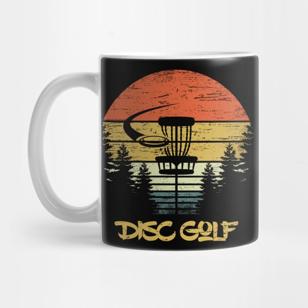 Distressed Disc Golf Classic Vintage Frisbee Golf by RK Design